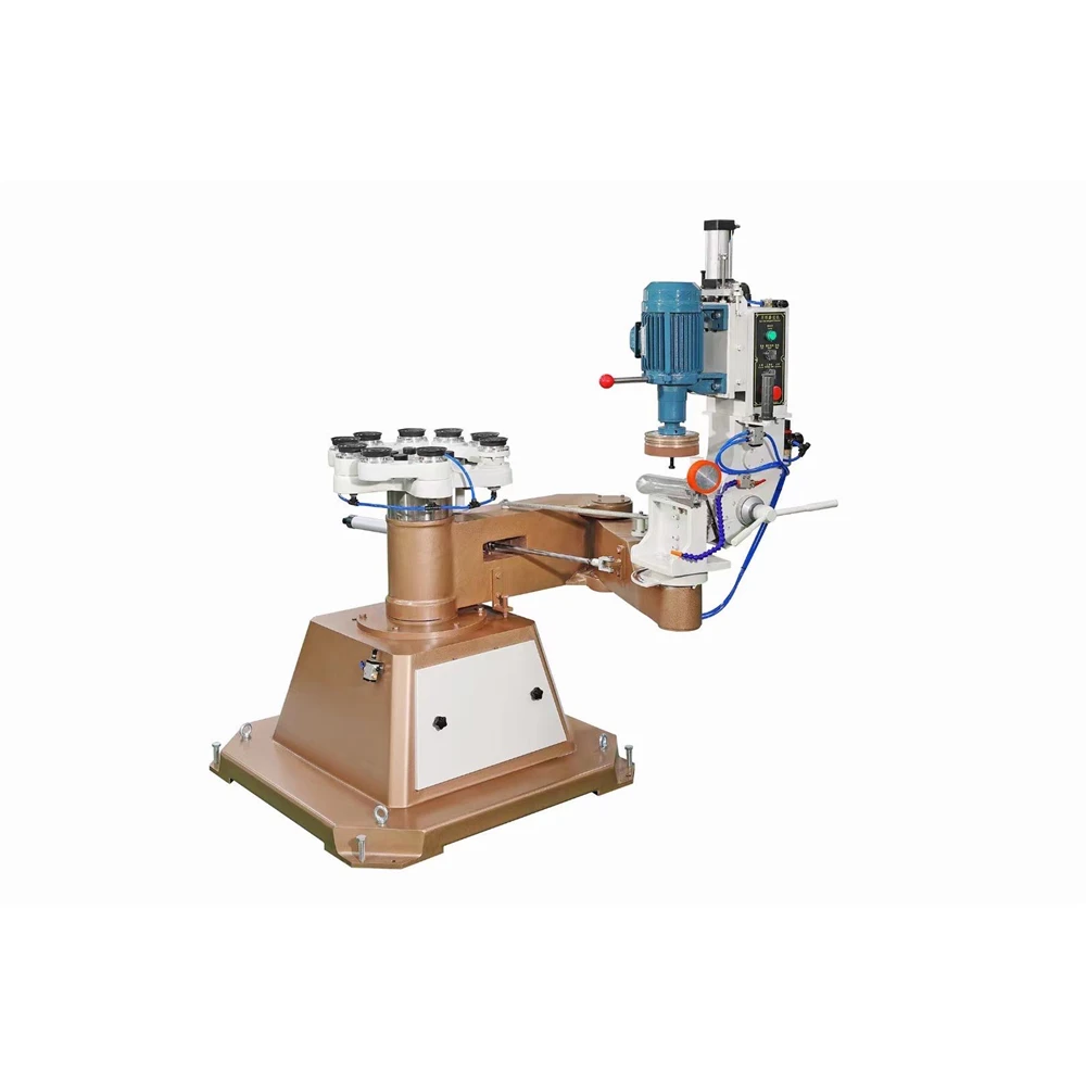 Simple Shaped Glass Edge Polishing Machine High Work Efficiency Automatic Glass Edging Machine