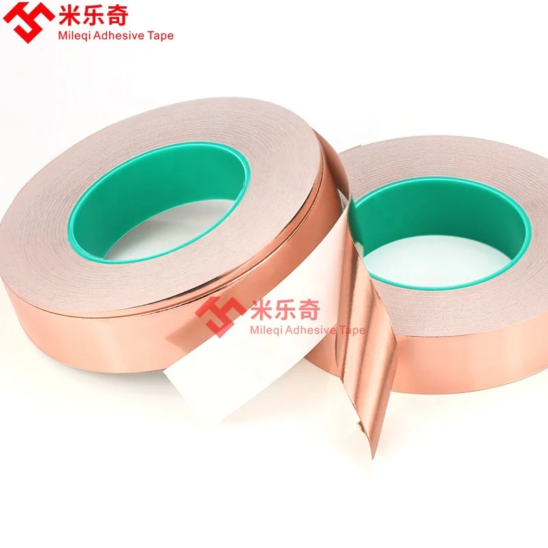 
5mm*50m high temperature resistance self-adhesive die-cut copper tape conductive copper foil tape 