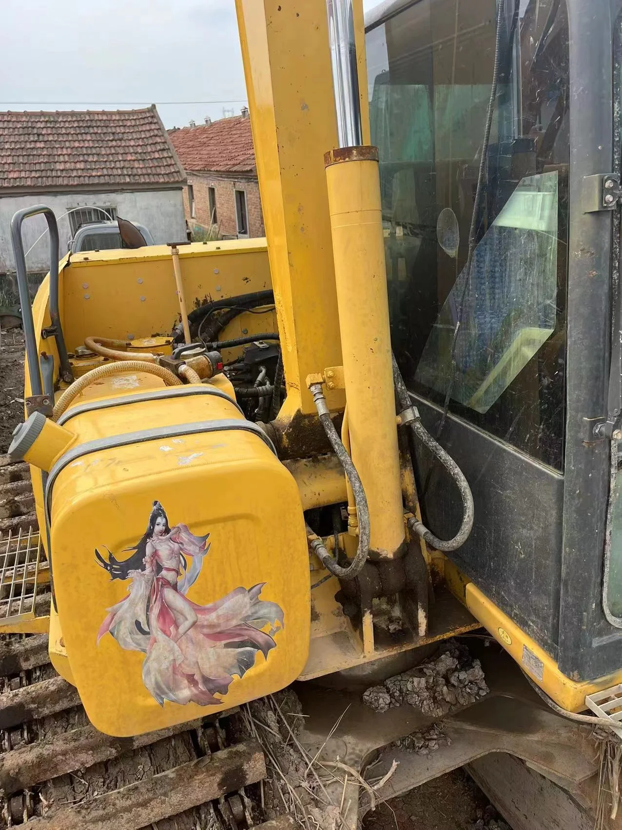 Used komatsu PC70-8 Deep Water Swamp Amphibious Dredger Mini Excavator for Hot Sale