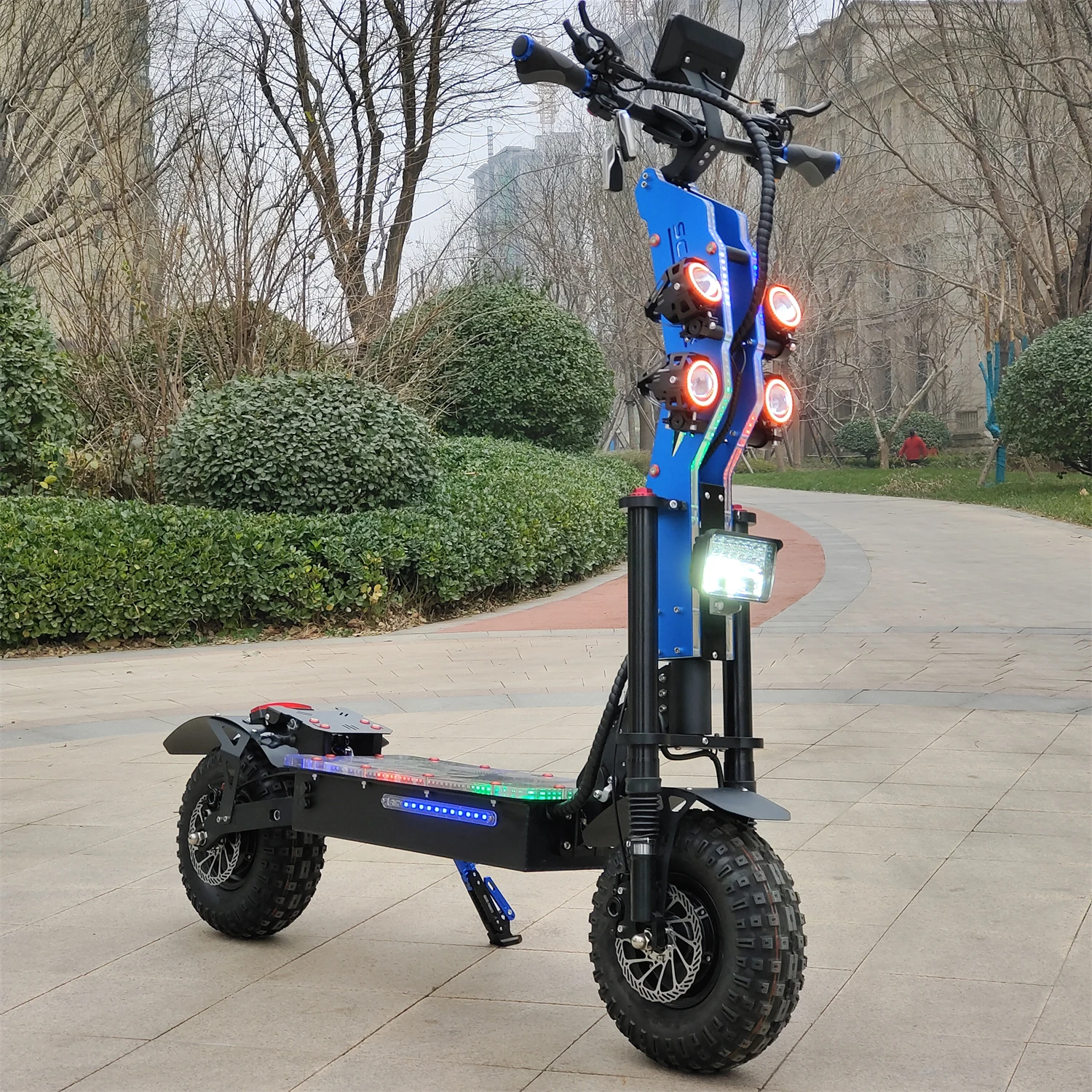 REALMAX Electric Foldable Scooter New Arrival Dual Motor Big Power Electric Bike