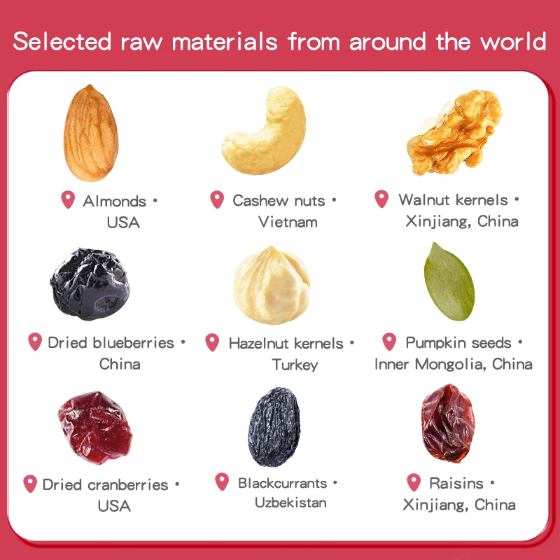 Wholesale assorted dried mixed nuts Delicious Convenience of deluxe mixed nuts Mixed Nuts and Dried Fruits