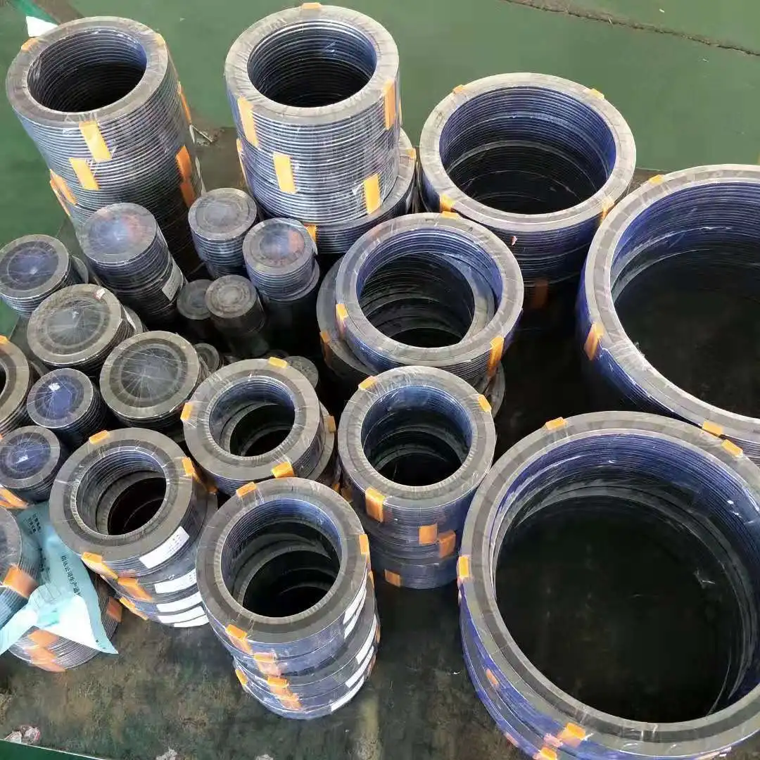 Cheap and high quality duplex  spiral wound expanded graphite gasket ASME b16.20 spiral wound gasket