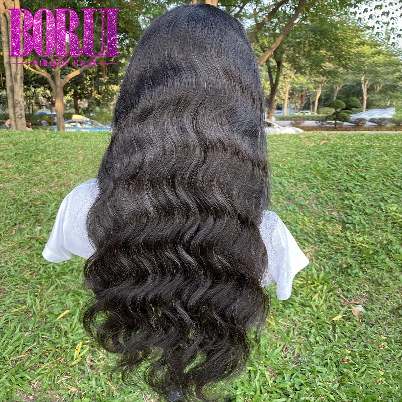 BoruiHair thin lace frontal wigs 100% virgin human hair cuticle aligned