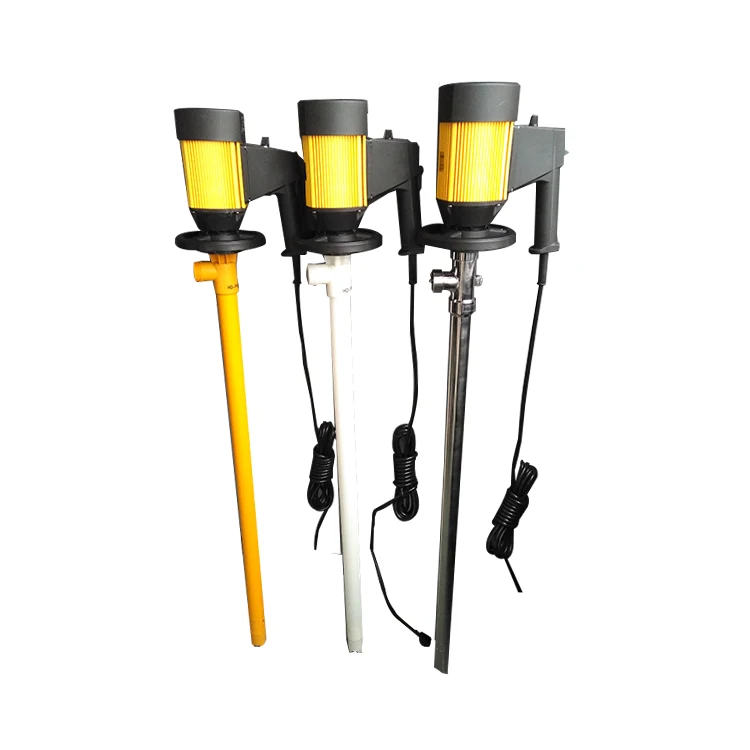 SS AL PVDF PP Portable Diesel Low Viscosity Electric Drum Barrel Pump Oil