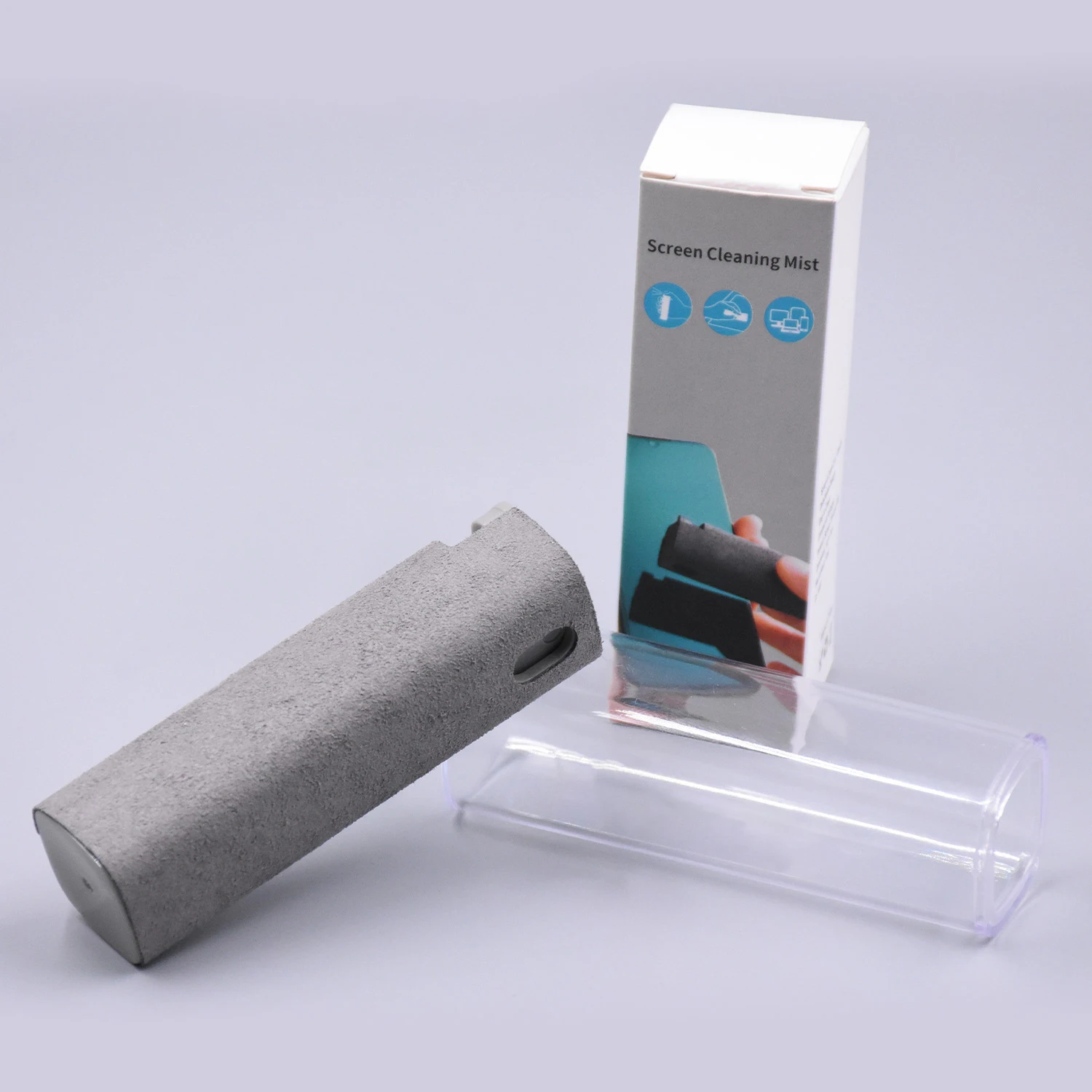 Спрей для чистки экрана очиститель мобильного телефона набор ткани из микрофибры с картонной