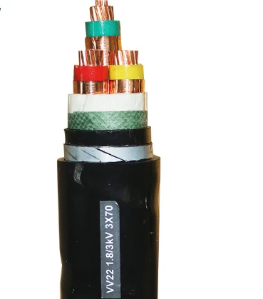 0.6/1kv CU/XLPE/PVC/SWA/PVC 16mm 4 Core Armored Cable