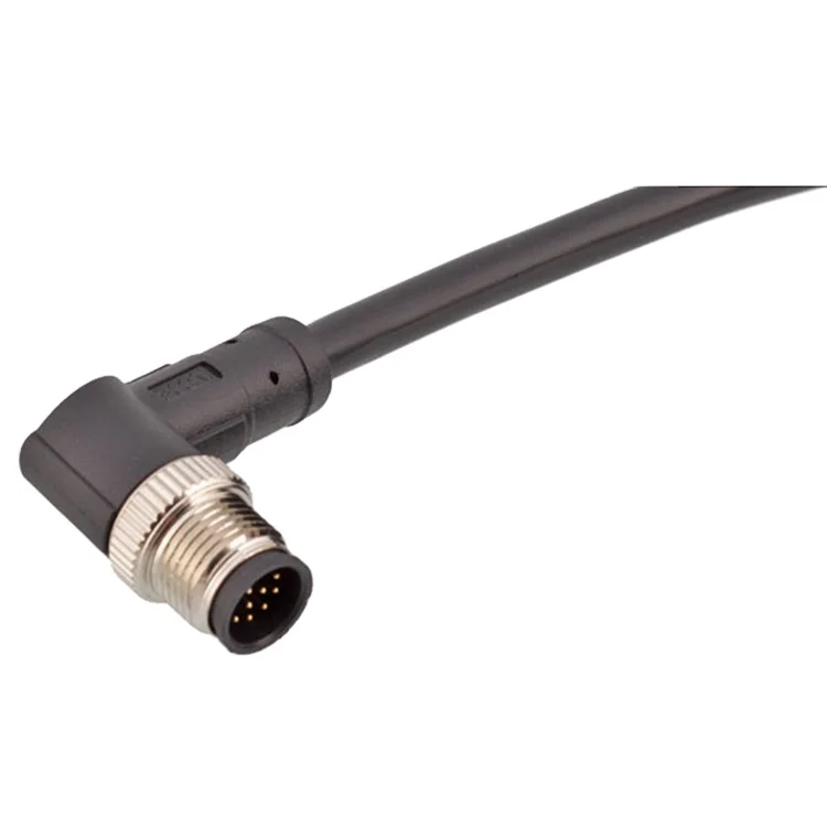 Винты и гайки 4 Pin водонепроницаемый мужской провода Lhe разъем Ip67 M12