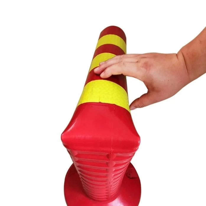 Hot Sale Professional Manufacture 75CM 80CM PU Reflective Warning Column TPU Road Safety Traffic Flexible Post