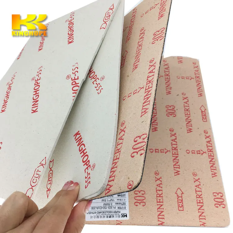 Wholesale shank bontex strobel insole board fiber texon non woven insole board with eva for shoes making