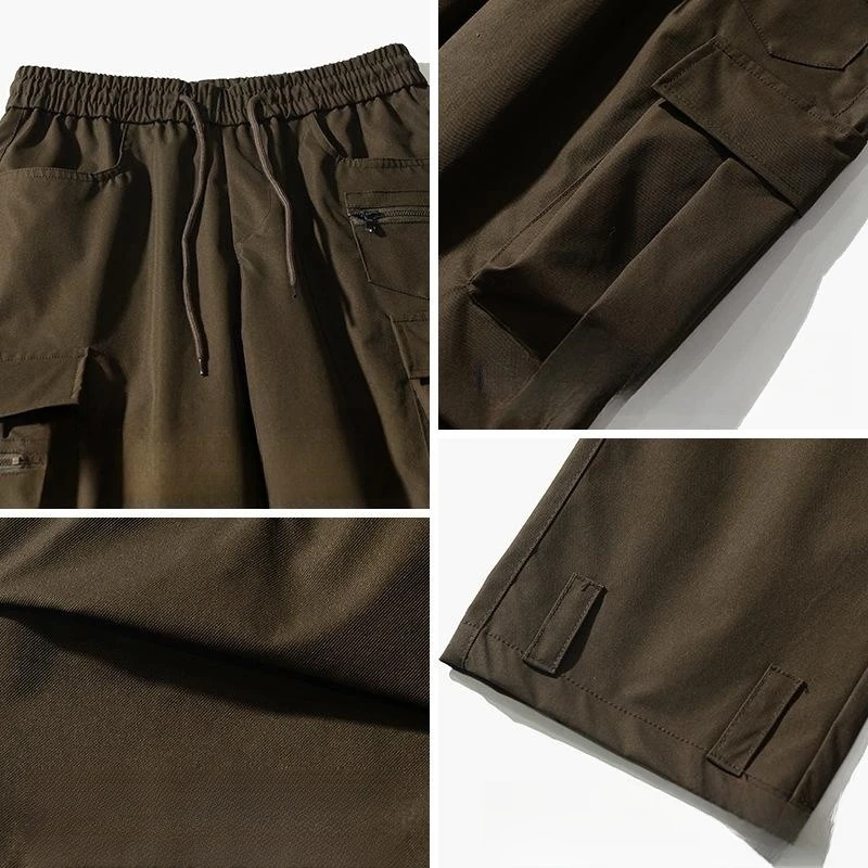 New Design Fashion Cargo Pants Men High Quality Custom Logo Streetwear Style Overall Trousers 2020 Spring Summer Purple Casual