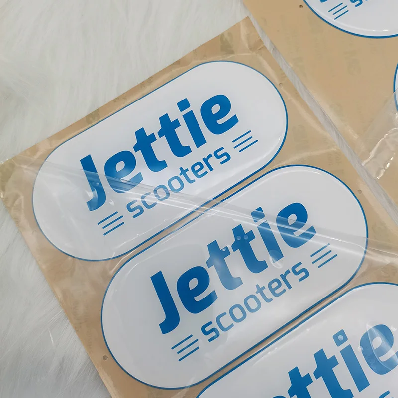 Custom Eco-friendly Epoxy Sticker 3d Clear Epoxy Resin Dome Stickers custom logo Printed Domed Label