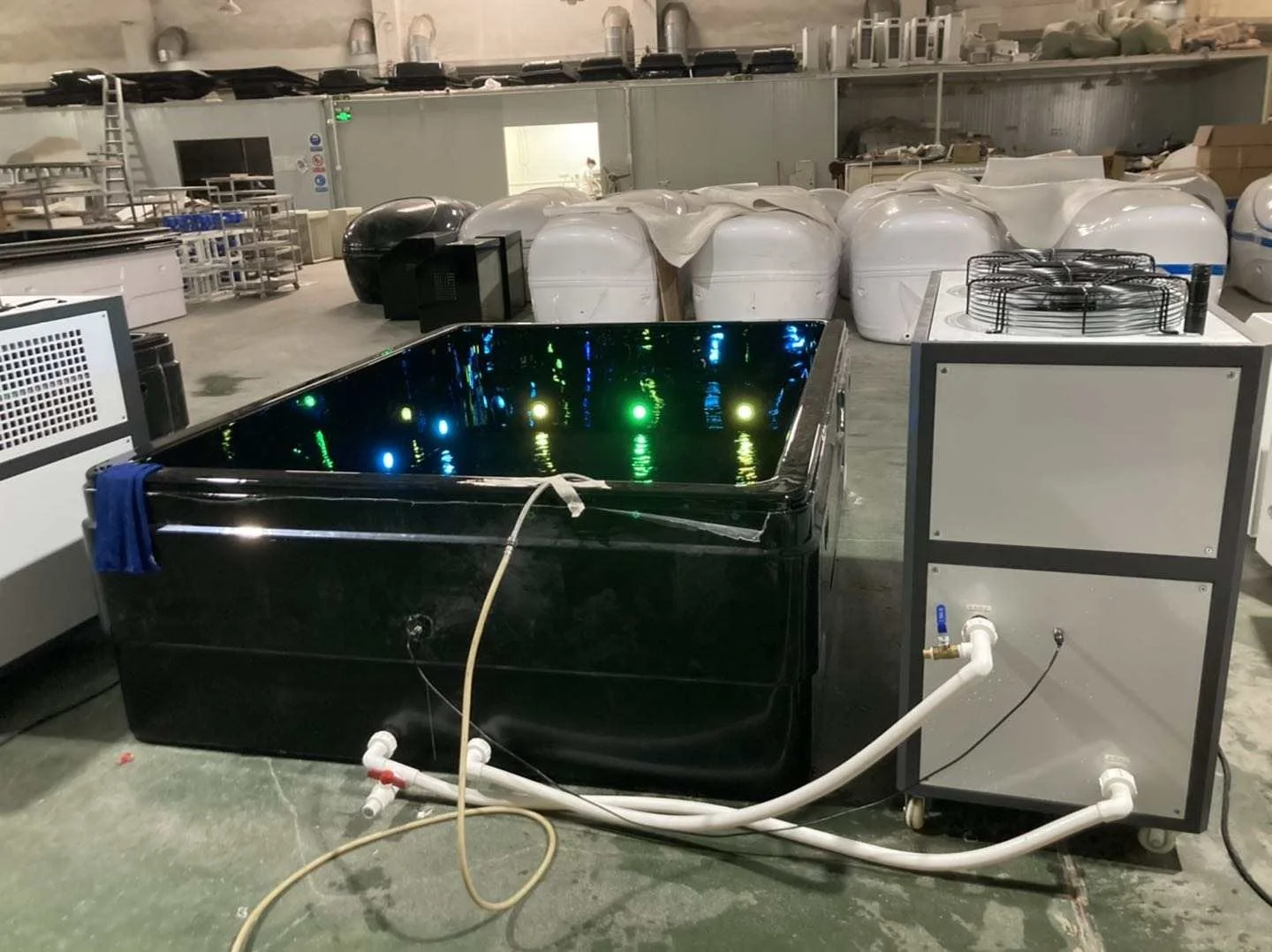 3D new big Fitness  Recovery pod - ice bath acrylic body detox sleep swimming cold plunge tub Cold Water cold plunge tub chiller