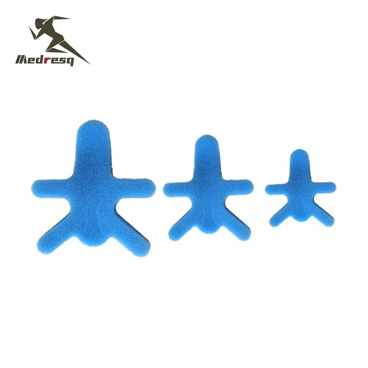 Medresq Foam Padded First Aid Aluminum Alloy Medical Finger Splints Thumb Splint For Broken Injured Fingers Stabilization