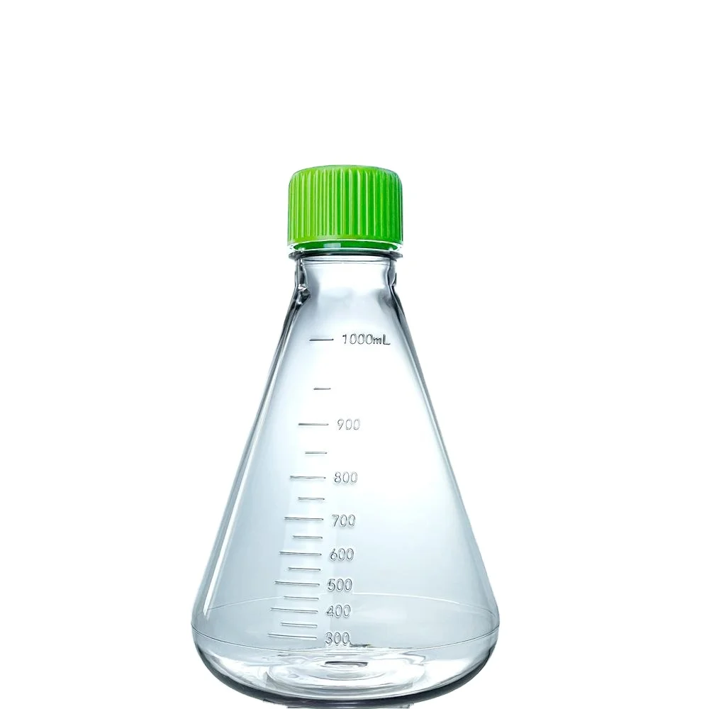 Labmore 1000 мл треугольная коническая колба-шейкер Erlenmeyer прозрачная плоская Нижняя Стерильная вентиляция