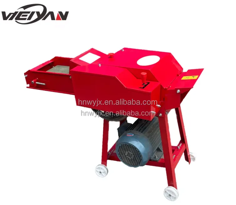 Factory Direct Sale Small Farm Home Use Wet And Dry Chaff Cutter For Cattle Feed Processing Best Sale High Quality
