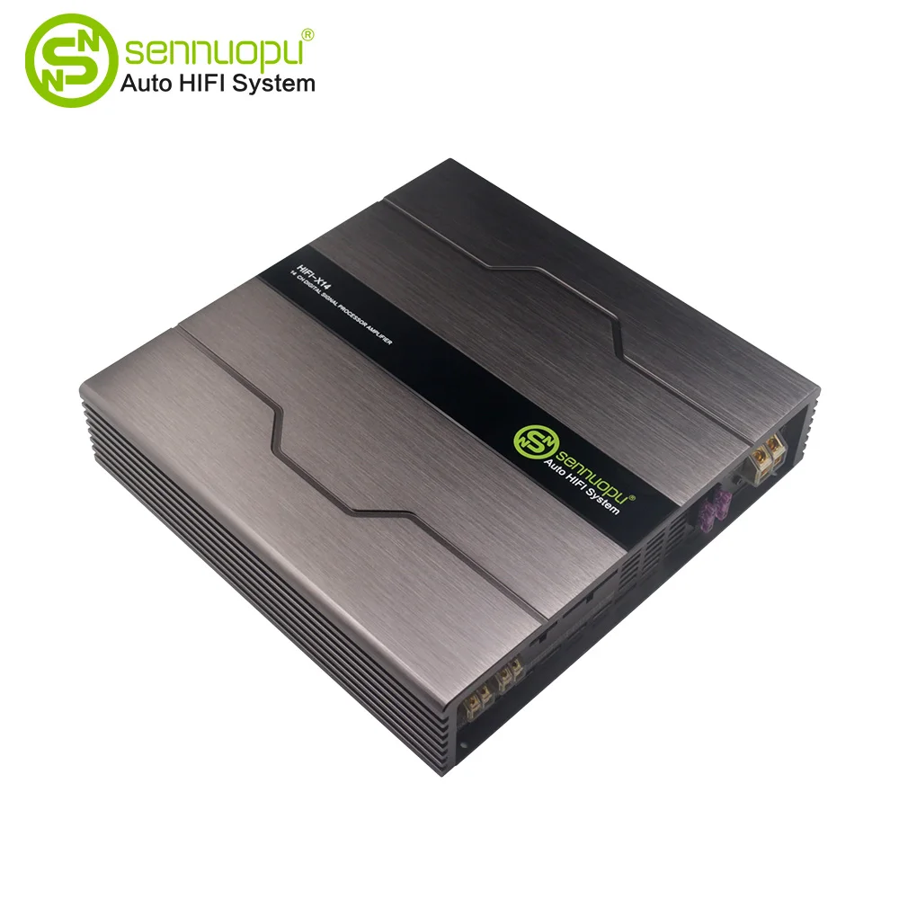 Sennuopu X14 16 channel dsp processor 14 CH Car sound amplifier Automotive sound modules audio auto amp class AB Class D