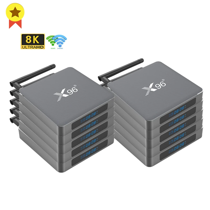 X96 X6 Android 11 TV Box  8GB 64GB Rockchip RK3566 Support 8K 2T2R MIMO Dual Wifi 1000M 4G 32GB Media Player