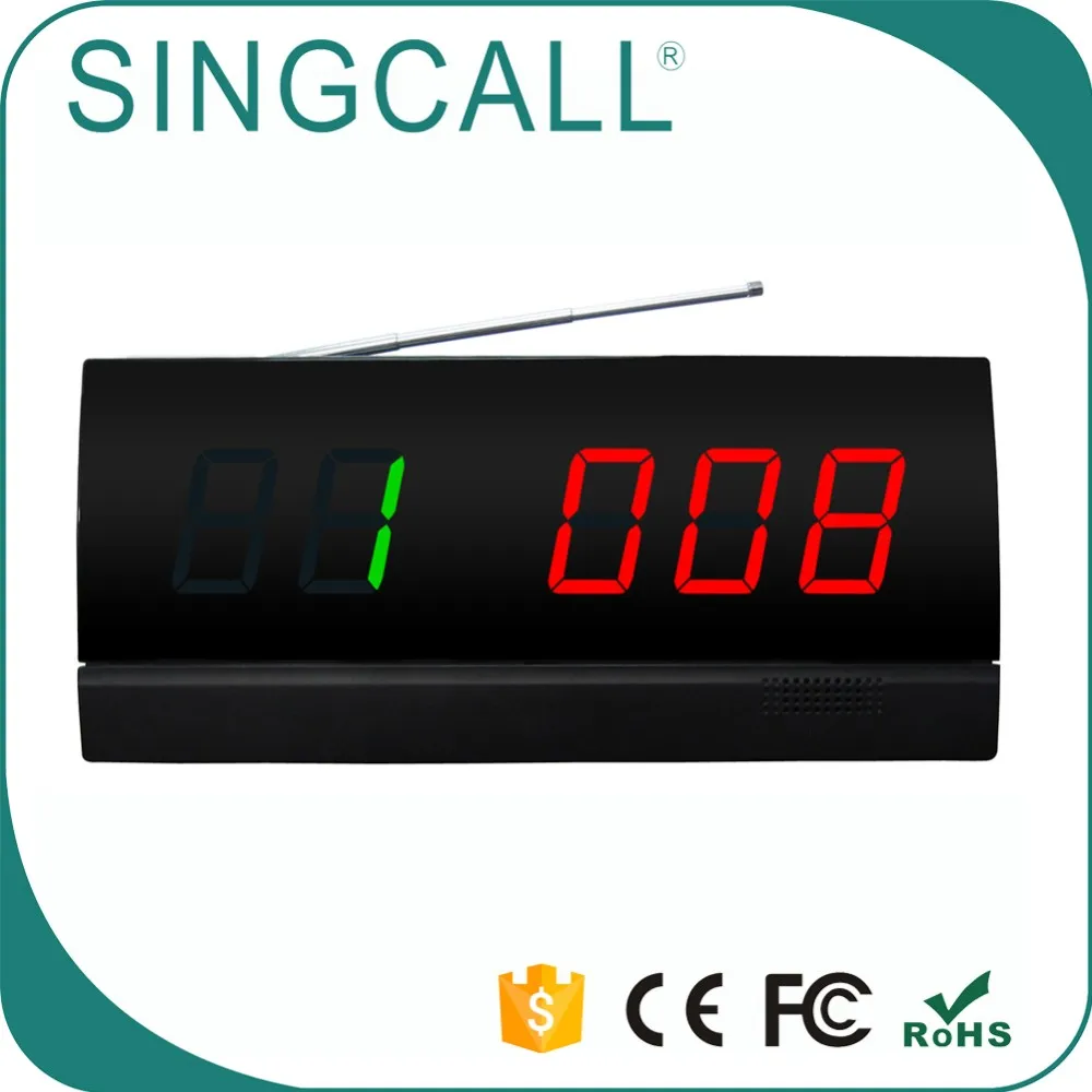 SINGCALL Pager кнопка вызова беспроводной системы дисплей экран приемник
