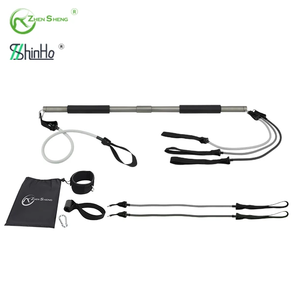 Zhensheng Pilates Exercise Resistance Band Yoga Pilates Bar Reformer Kit