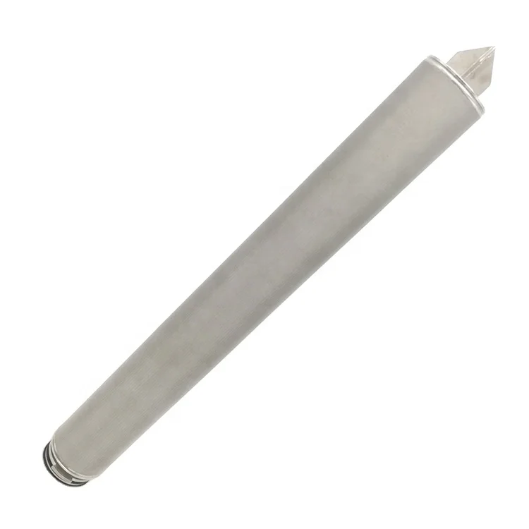 316L stainless steel  CODE 7 226 bayonet fin end fitting sintered mesh filter cartridge