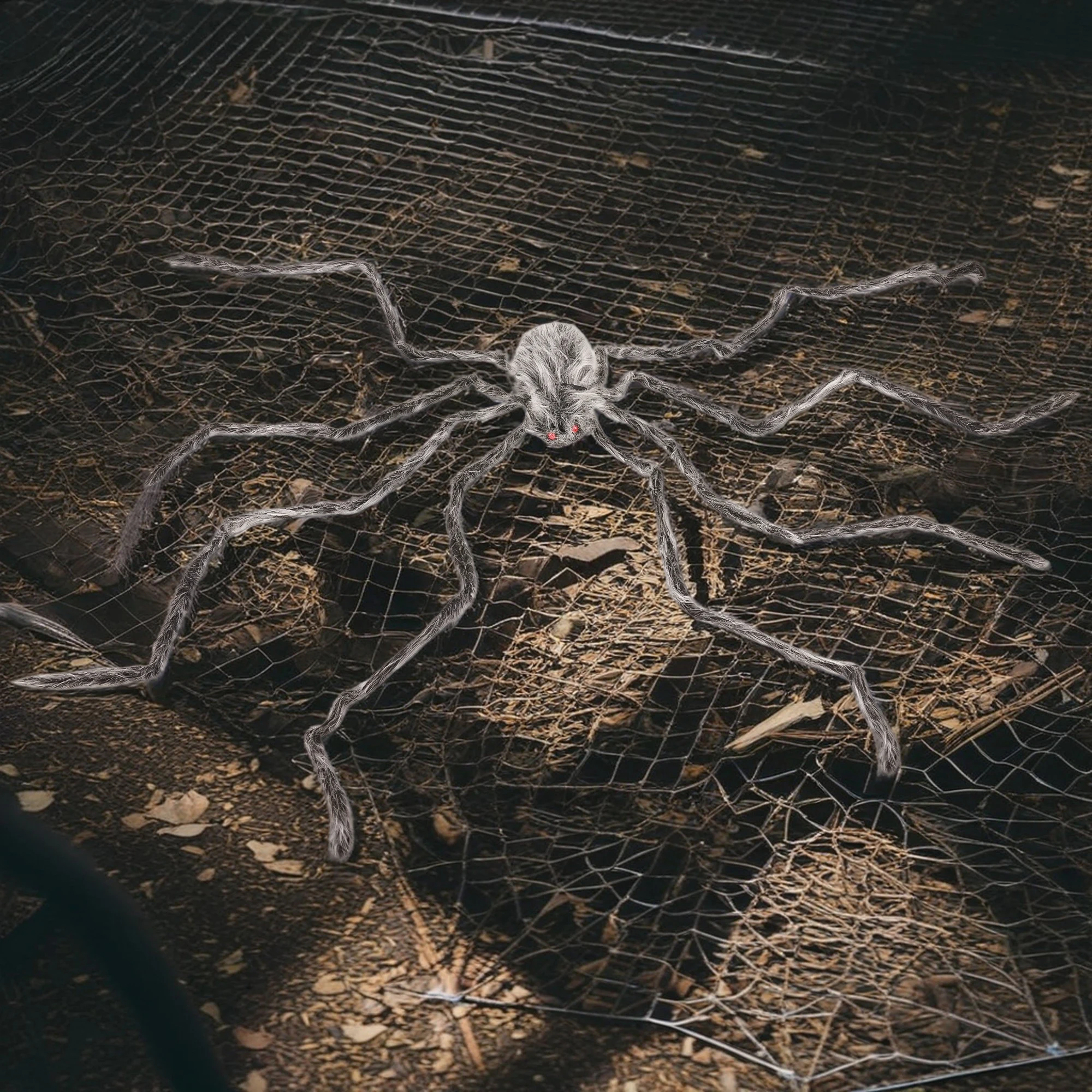 Large Spider 200Cm Black Realistic Spiders Party Halloween Festival Decorations Large Spiders