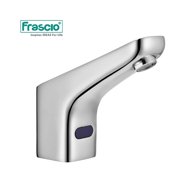 Frascio Factory Bathroom Basin Touchless Brass Taps Water Tap Automatic Infrared Smart Faucet With Sensor