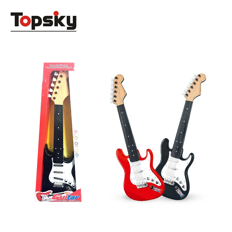 GCC certificate new plastic guitar electric acoustic musical instruments toy bass electric guitar toy
