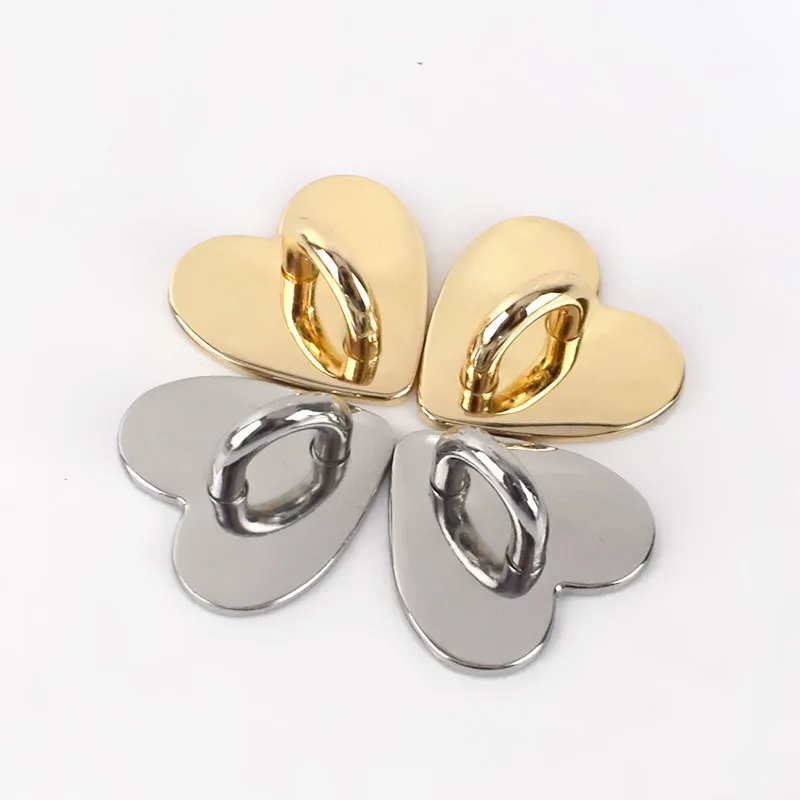 Clasps Hooks Name Bar Hanger Mobile Phone heart hook adhesive Shell Back Adhesive Finger Wholesale