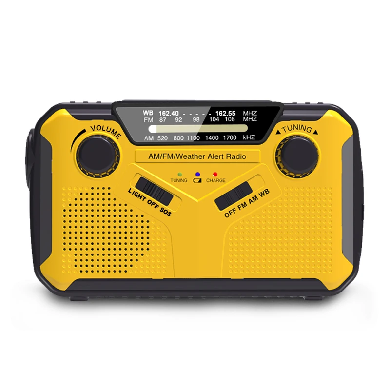 Factory OEM Cool Smart Flashlight Portable Radio With Solar Charging For Outdoor