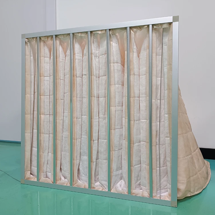 F5 Polyester Medium Efficiency Pocket Filter industrial bag Air Filter for Air Ventilation System