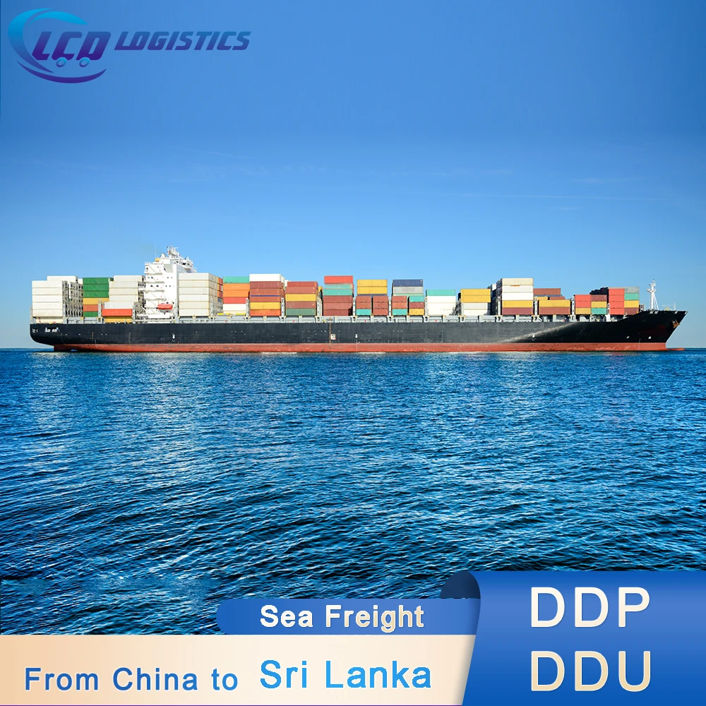 cheap door to door container shipping service agent sea freight forwarder from china to srilanka sri lanka asia tr by sea