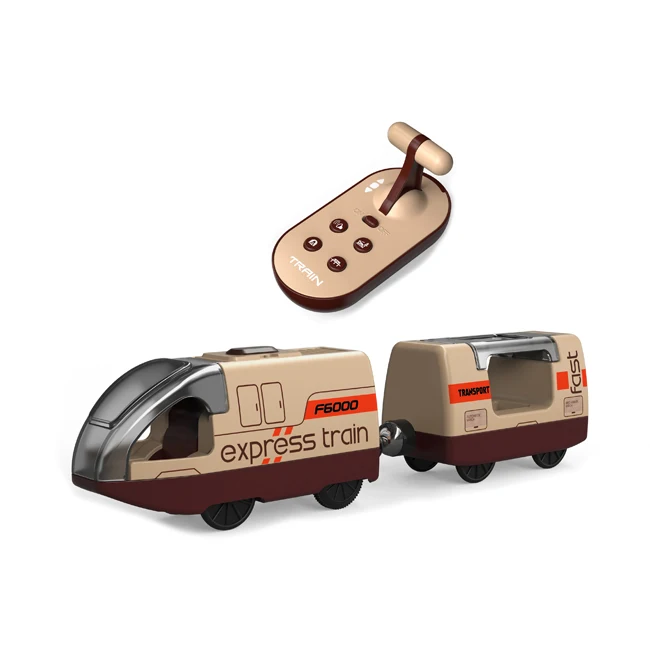 Suitable slot remote control electric transport train toys with sound for kids rc train toy