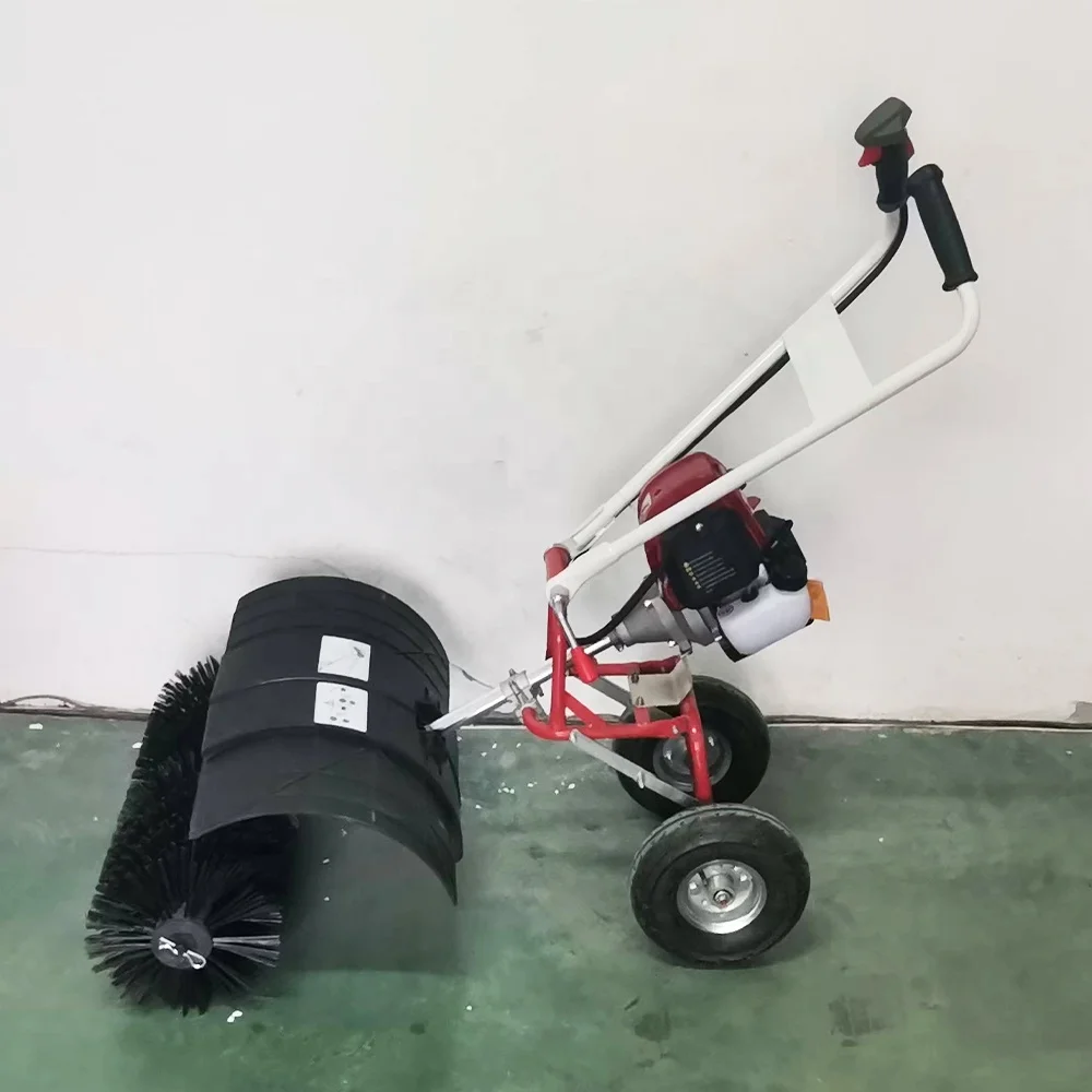 Hand Push Type Sweeping Machine Handheld Floor Sweeper Manual Road Sweeper