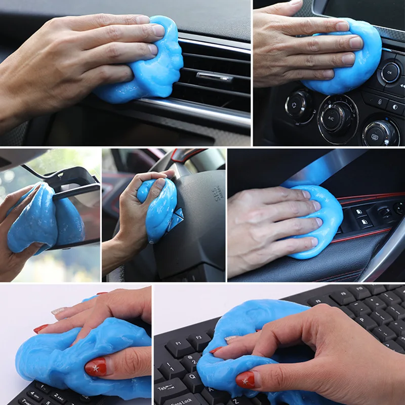 Wholesale Car Cleaning Slime Cleaning Soft Glue Universal Keyboard Dust Removal  Clear Slim Glue Kit