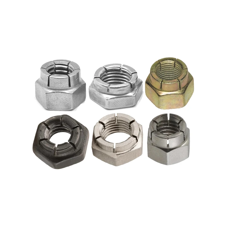 Custom machining flex-top flex-loc locknut hex flexloc lock nut