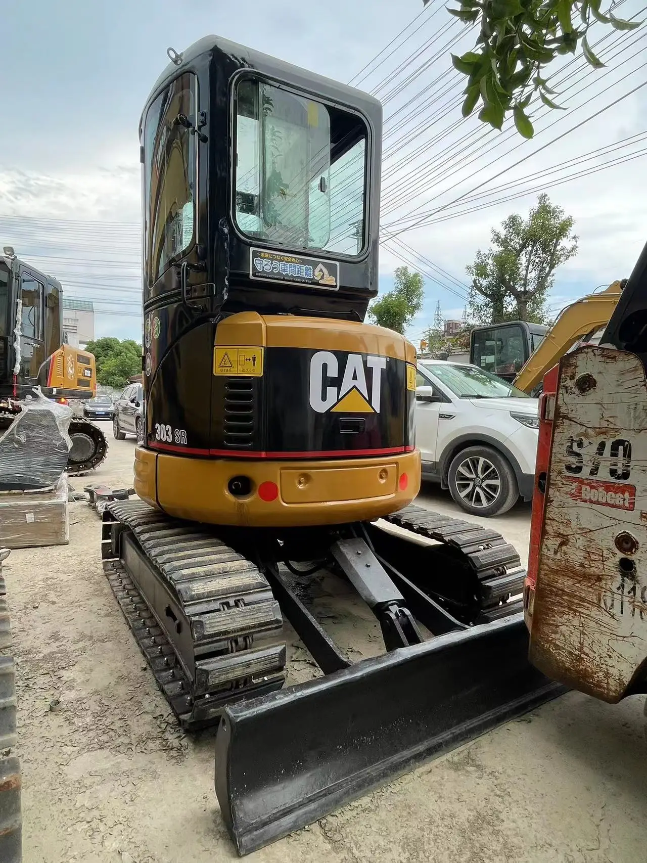 Used second hand excavator earth-moving machinery cat 303.5e ofsale