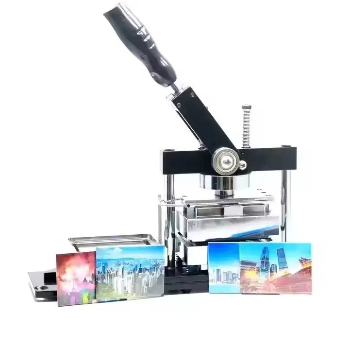 80*53 мм прямоугольная форма кнопка значок делая машину DIY магнит на холодильник