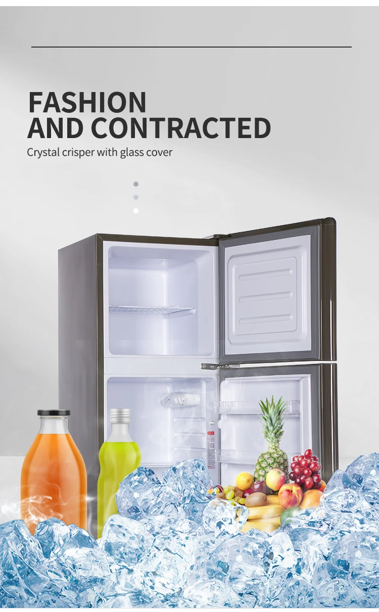 SNOWSEA good products BCD-138 double door fridges refrigerator for homes mini fridge