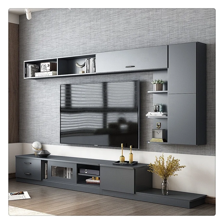 2021 Hangzhou Vermont Modern Design TV Cabinet With LED