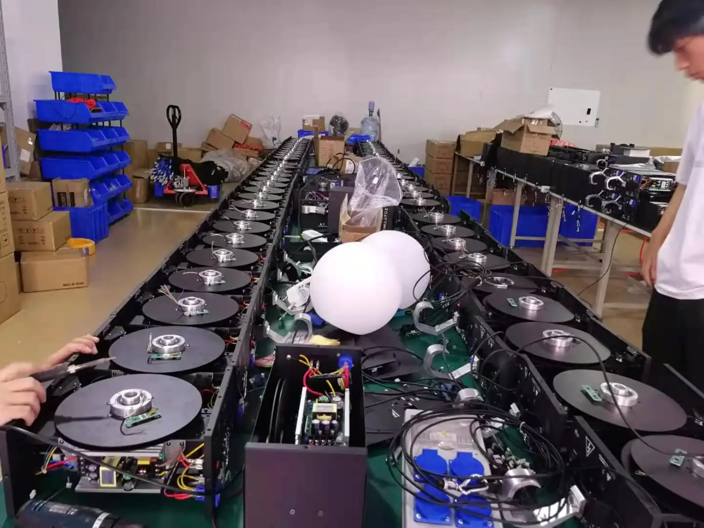 DMX Motors RGB кинетическое освещение Красочный светодиодный подъемный шар проекционный светильник для сцены DJ Disco Club события развлечения