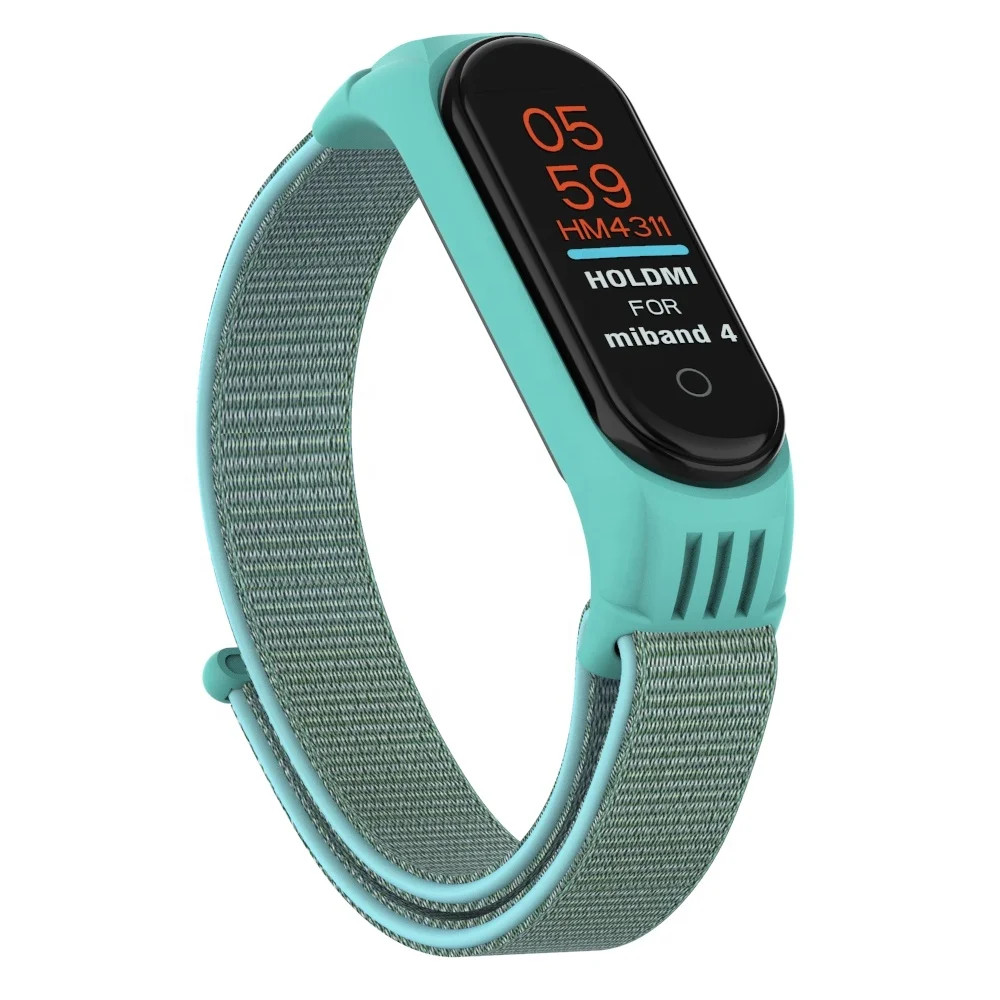 ODM holdmi 4311 series replacement Marine Green color nylon wristwatch strap for xiaomi bands