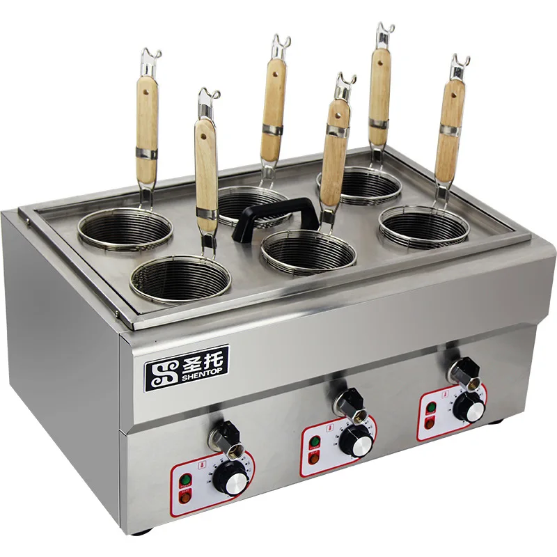 YIUAN Commercial 4 hole Dumpling cooker noodle cooking machine