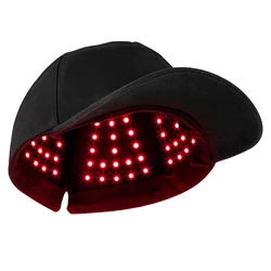 Kinree led infrared red light therapy for hair regrowth black 630nm 850nm 940nm headache relief cap