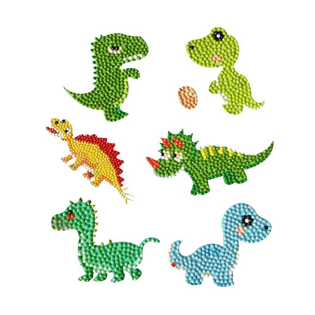 5D Diamond Embroidery Cartoon Series DIY Mini Diamond Painting For Kids Crystal Round Diamond Sticker Rhinestones Mosaic Crafts