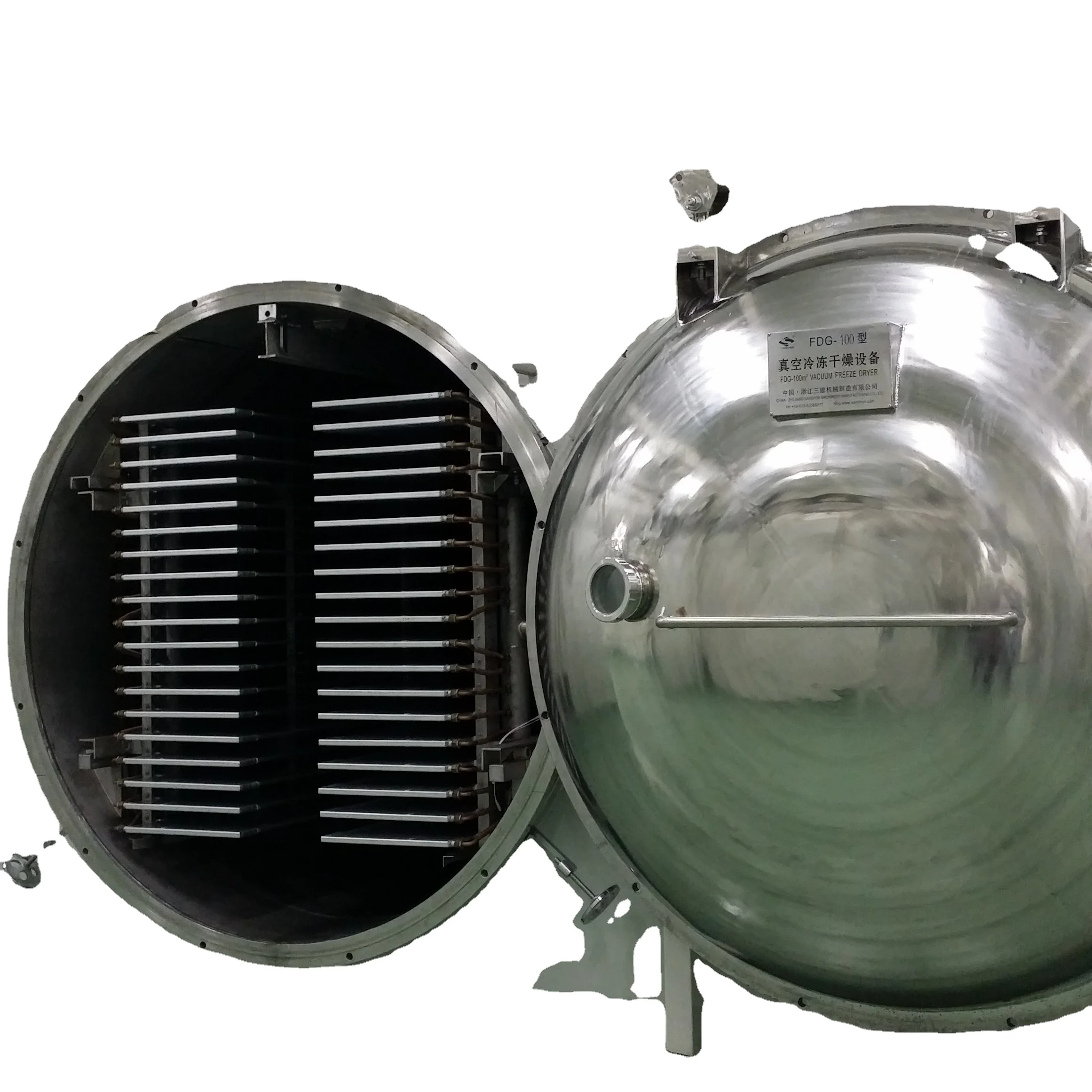 Multi-function vegetable fruit food small size  1 square meter  freeze drying vacuum freeze dryer