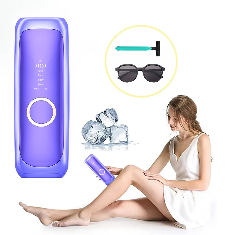 Portable Mini IPL Machine Whole Body Medical Hair Removal Flashes Home Use Electric Epilator Permanent Hair Removal