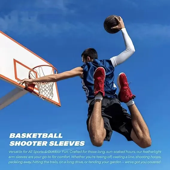 UPF50+ Protection Cooling Seamless Arm Sleeves  Sun Protective Accessories  Sleeve Skin Protect Cover Anti UV Cuff for Outdoor