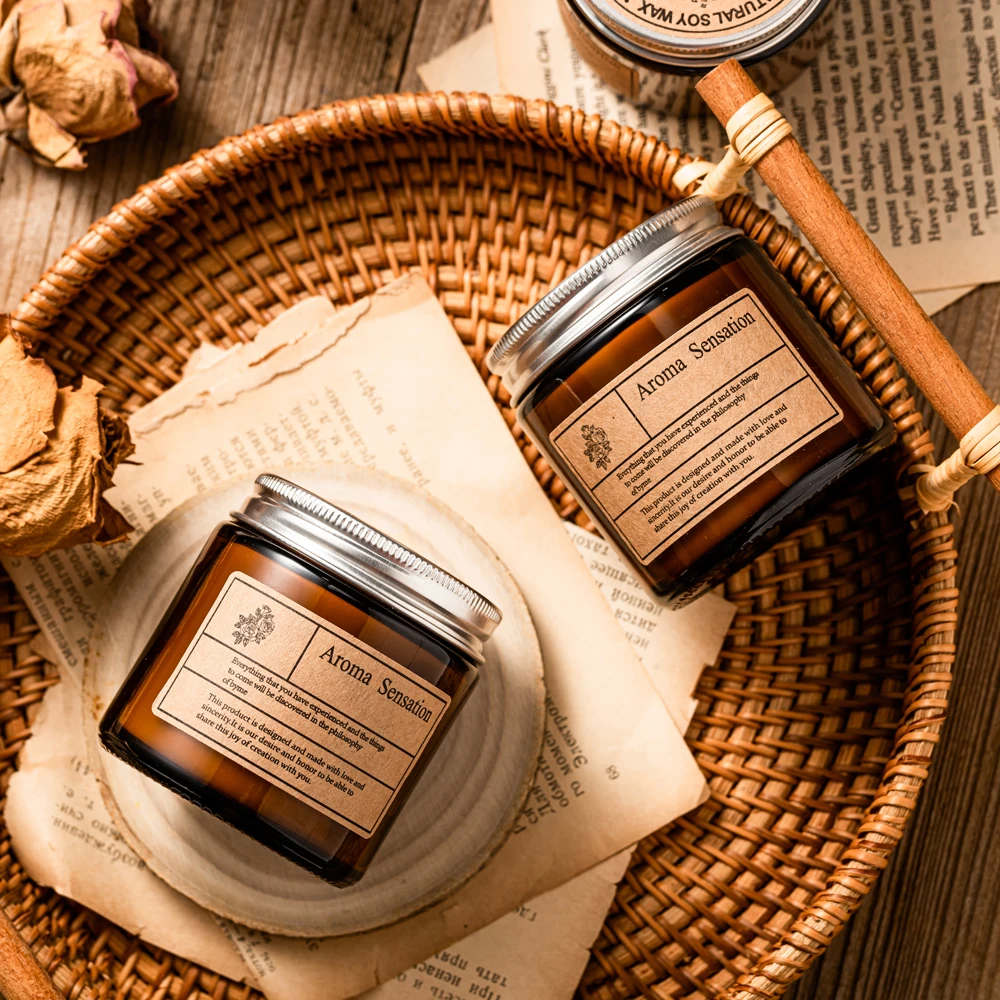 Scented Candles Manufacturer Supply Candle Set Soy Wax Origin Handmade Candle 100% Organic Natural Soy