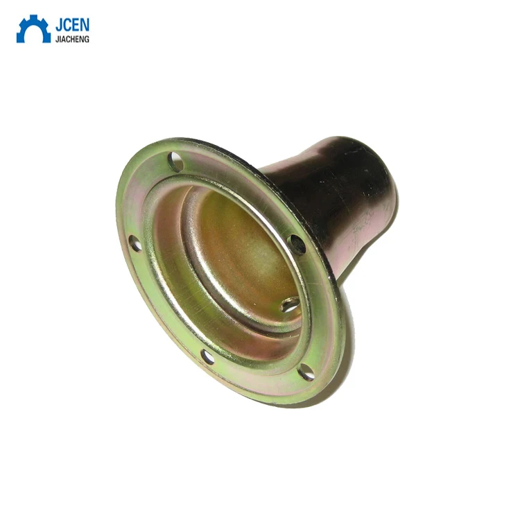 Hardware manufacturing metal threaded tube end caps stamping parts