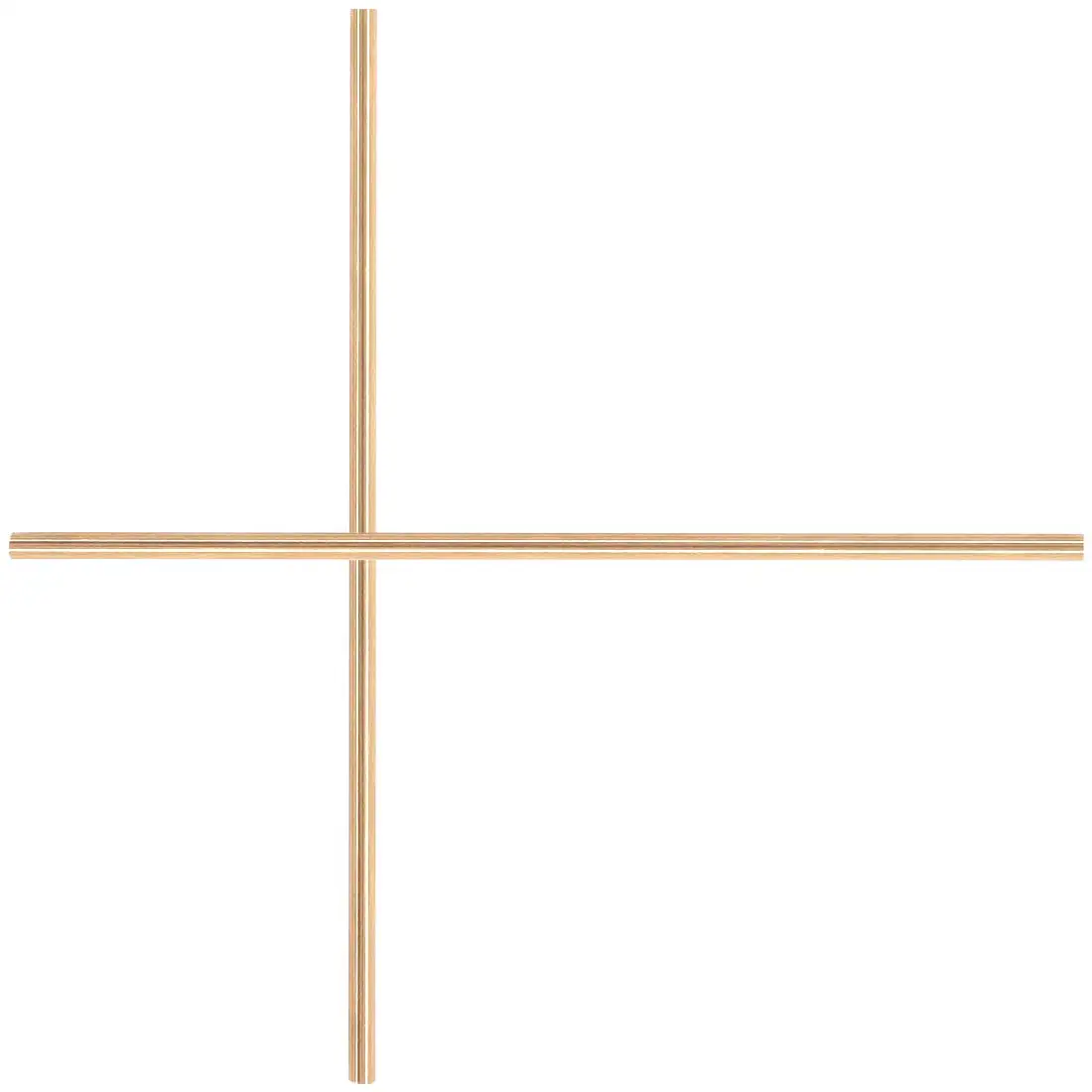 6mm x 356mm Brass Straight Solid Round Rod Lathe Bar Stock for DIY RC Model Car RC Helicopter Airplane Model Ship